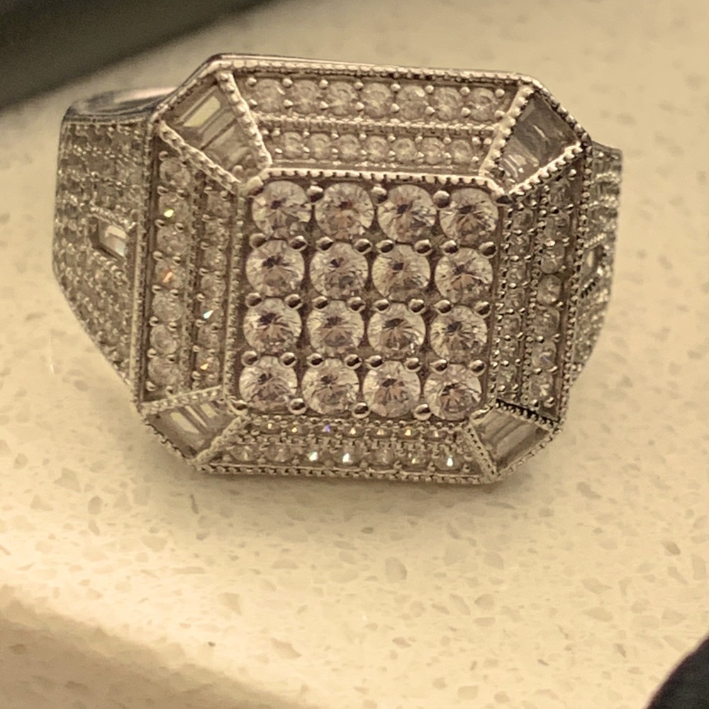 Diamond and silver ring from DUBAI